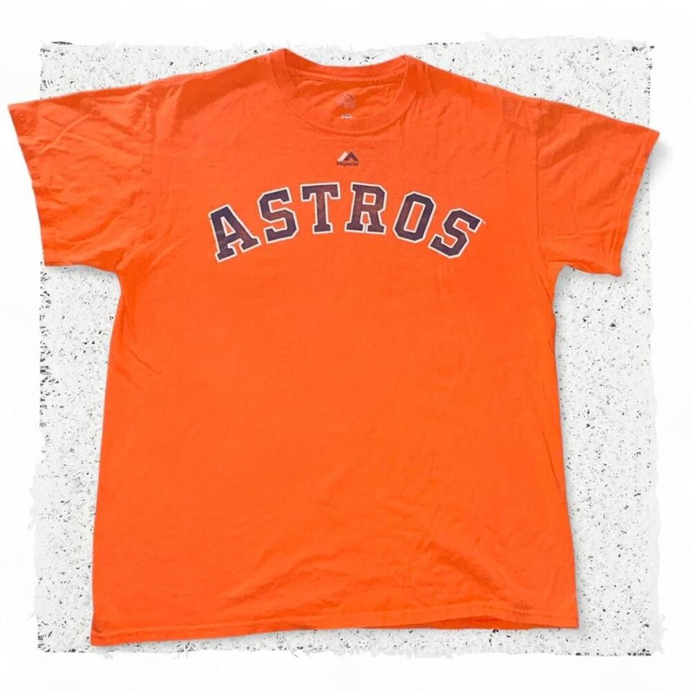 Mlb Men's Orange T-shirt